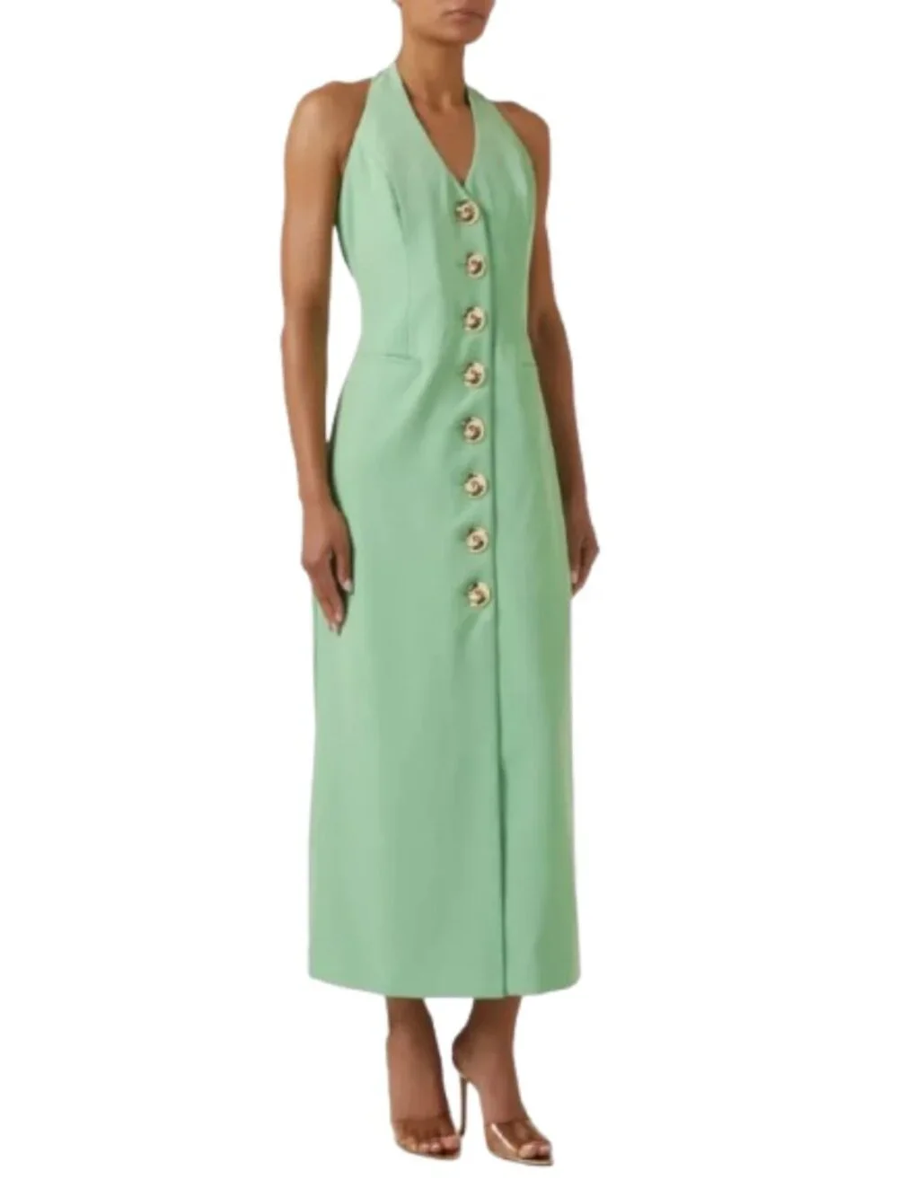 THE WOLF GANG Irida Maxi Dress Sage